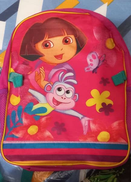 Dora School bag with lunch bag 4