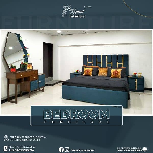 bedroom furniture bedroom sets bed sets Grand interiors 1