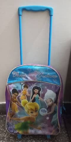 Tinker Bell Trolley Bag for school 0