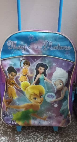 Tinker Bell Trolley Bag for school 1