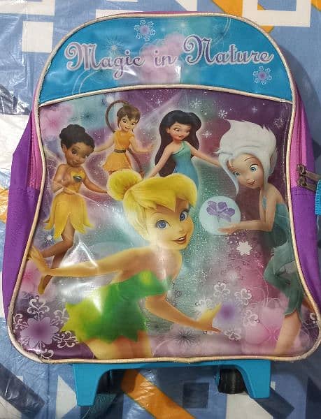 Tinker Bell Trolley Bag for school 4