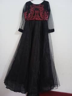 black fancy maxi for wedding