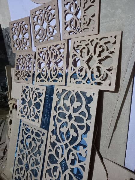 Wall Hangings CNC designs custom sizes and design in MDF 7