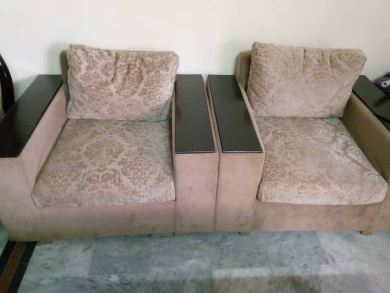 Wooden sofa 7 seater 2