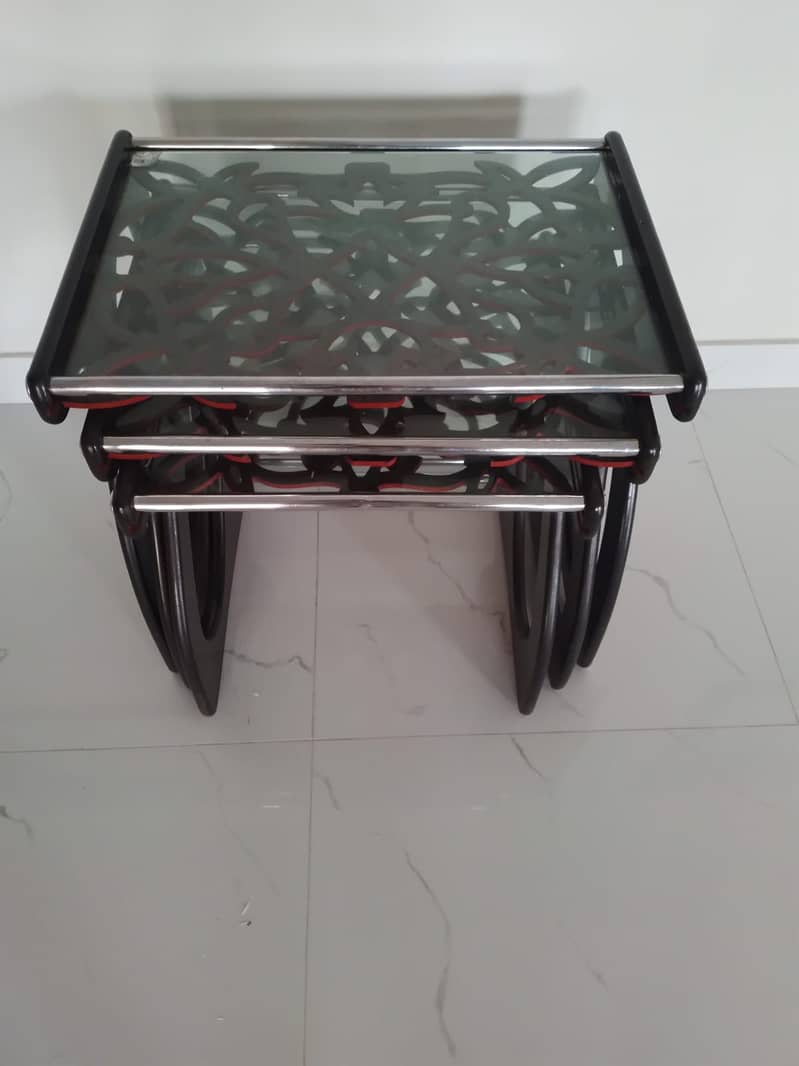 Coffee table-Nesting Tables-console-table-glass table-table Furniture 3