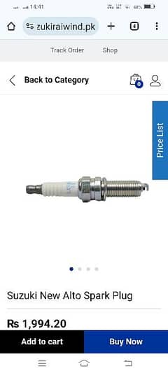 Spark Plugs Alto 660 cc