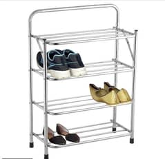 4 layers iron sheo rack