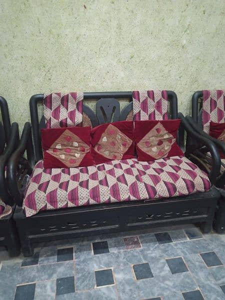 wooden sofa set 2