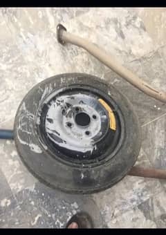 Alto spare wheel