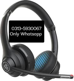 jlab go work wireless headset with microphone calling headphone 2 conn