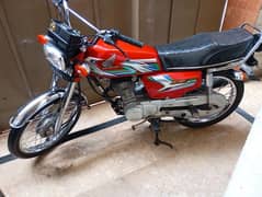 Honda 125 Red vip number  sticker 2023