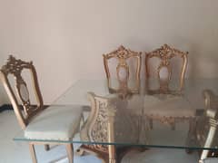 Dining table with 6 chairs