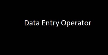 Data Entry Operator Required 0