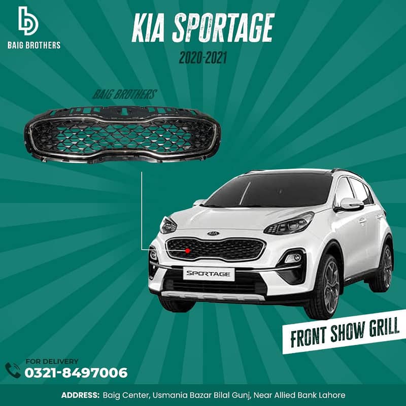 Hyundai Elantra Tucson Hrv Kia Stonic Sonata Bumper Fender Grill Lite 7