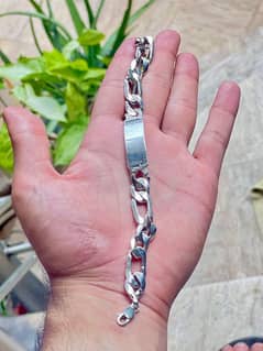 Heavy pure silver chandi bracelet Pakistani 0