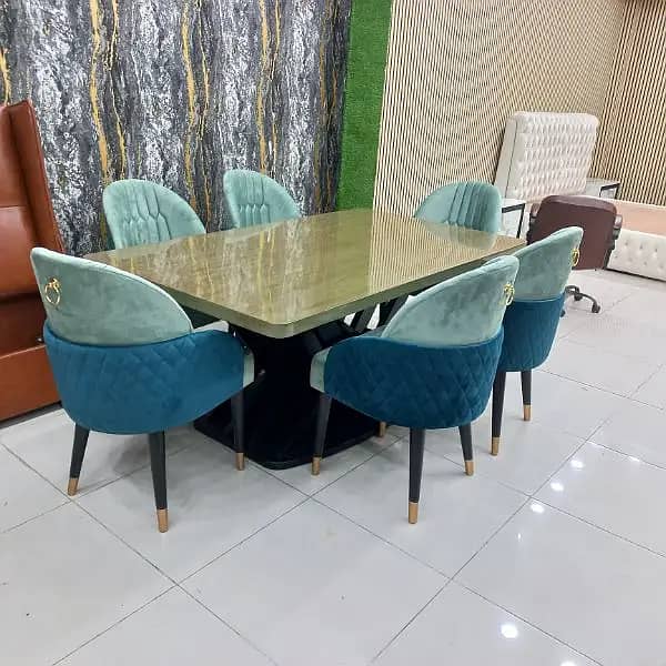 dining table/wooden dining table/dining for sale/6 seater /six seater 2