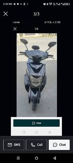 New condition jolta electric Scooty 1charage ma 45km. 0301/4824/851.