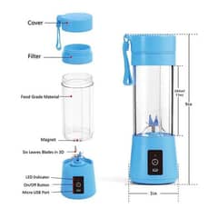 Electric portable rechargeable juicer