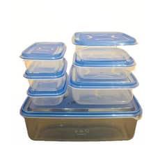 food storage box container pack of seven