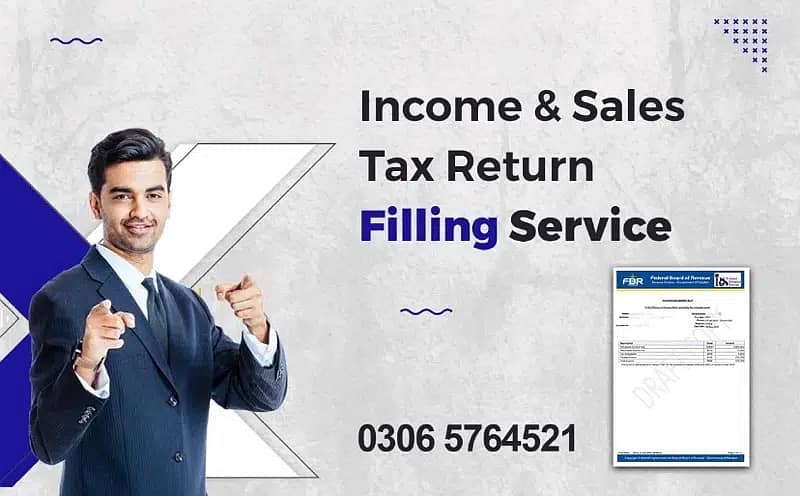 Tax Filing, Return Filing, Income Tax Return, Sales Tax, NTN, SECP 1