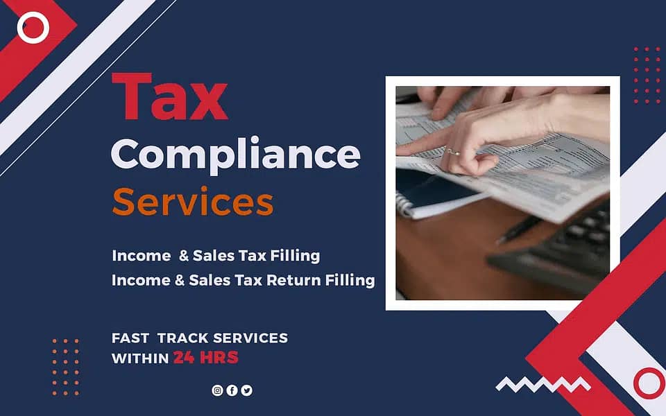 Tax Filing, Return Filing, Income Tax Return, Sales Tax, NTN, SECP 5