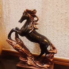 horse Head Sculpture Trophy style decorative antique piece of horse