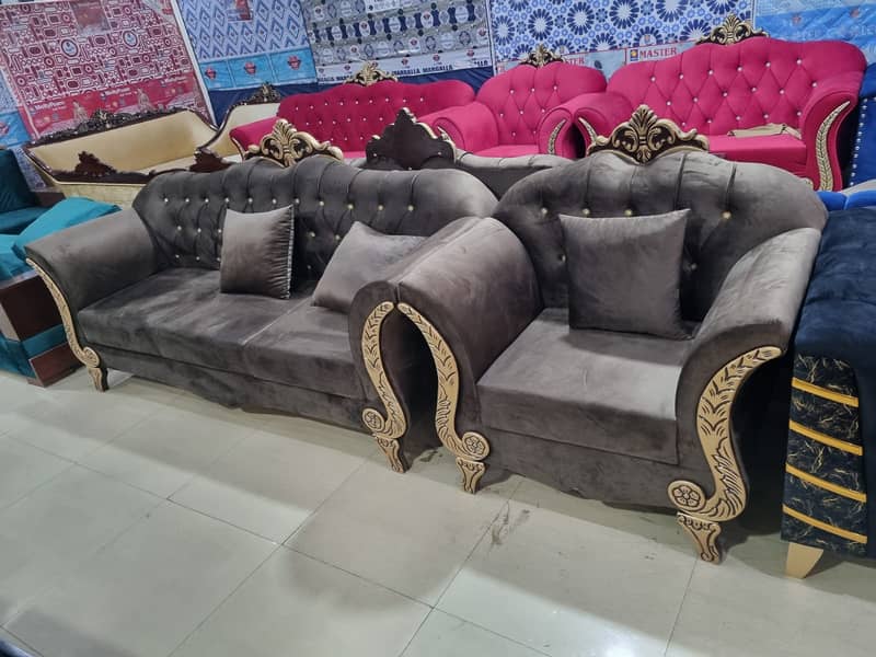 L shape Sofa Set/5 seater sofa set / sofa set / sofa / Furniture 4