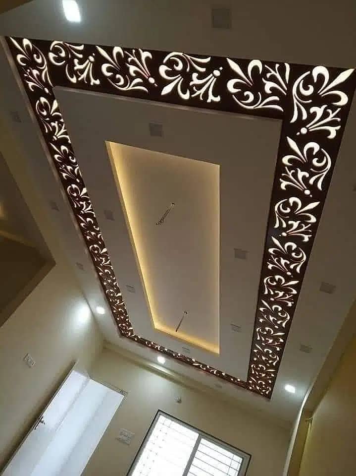 False ceiling /2 by 2 Ceiling /Gypsum ceiling/Roof ceiling/Pvc Ceiling 16