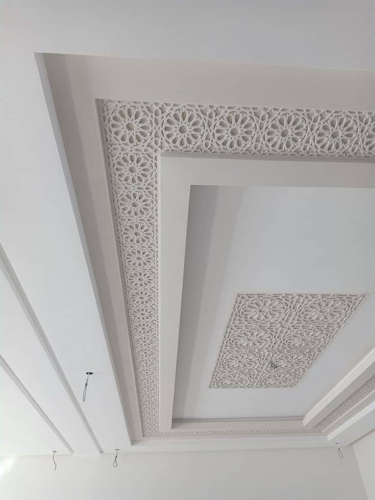 Gypsum ceiling / fancy ceiling / False ceiling / 2 by 2 Ceiling 8