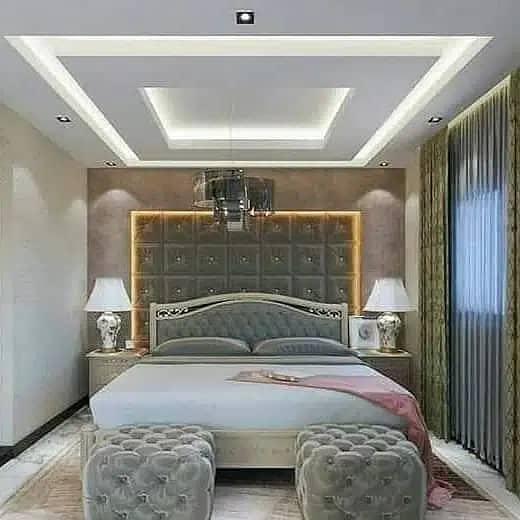 Gypsum ceiling / fancy ceiling / False ceiling / 2 by 2 Ceiling 16