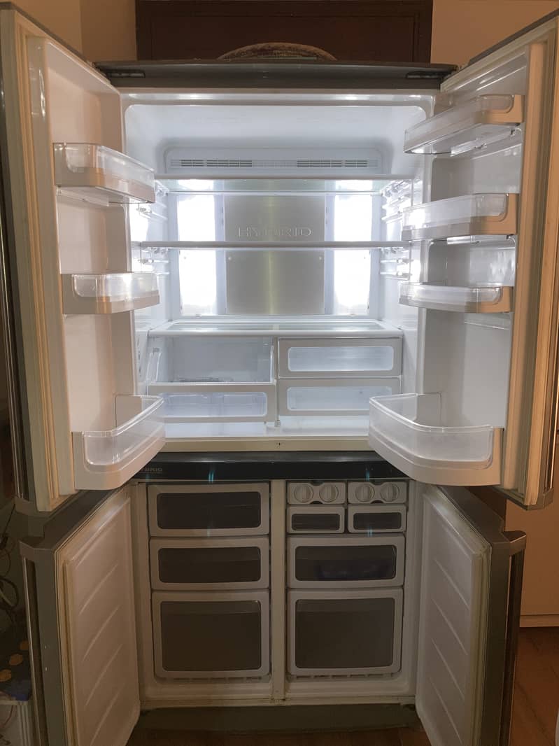 4 door hybrid sharp invertor refrigerator 7