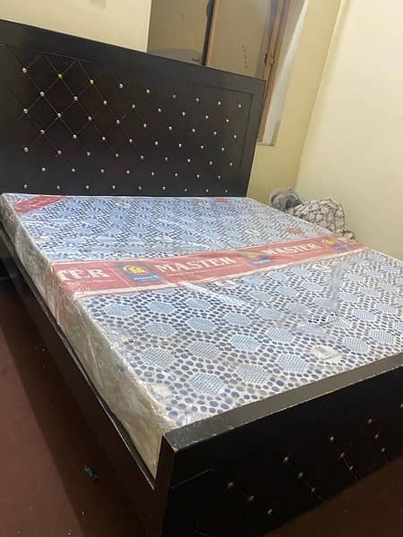 Double Bed With Mattress 1