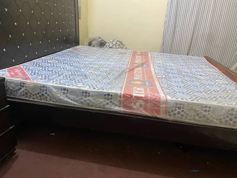 Double Bed With Mattress 2