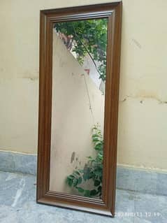 Luxury Looking Mirror Brown and Meroon Color