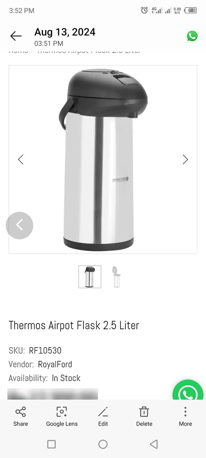 Regal thermos 3