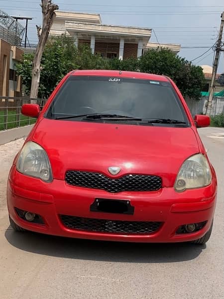 Toyota Vitz red colour model 1999 1