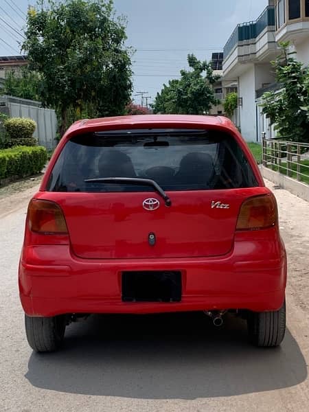 Toyota Vitz red colour model 1999 2