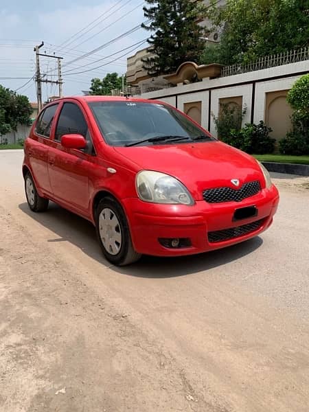 Toyota Vitz red colour model 1999 3