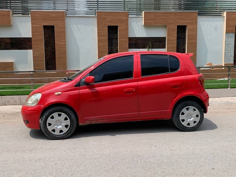 Toyota Vitz red colour model 1999 4