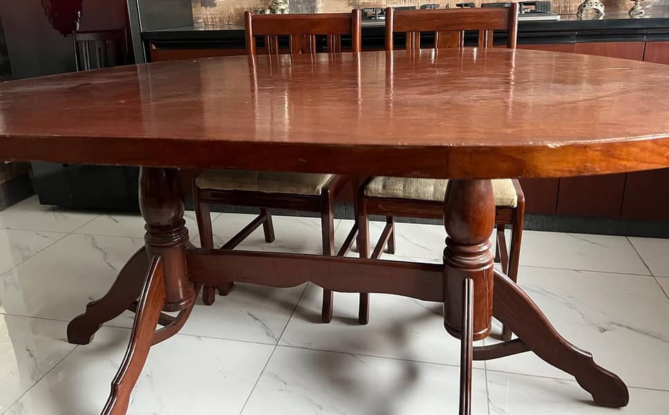 6 seater dinning table set 2