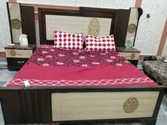 King size Bed set with Dressing