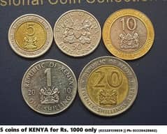 Antique African Countries Coins (Kenya, South Africa, Egypt, Morroco+