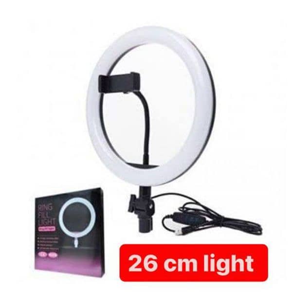 Camera & Phone LED Ring Light - 26cm Single Color for Perfect Lighting 0