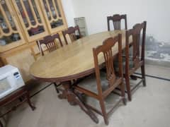 Dinning Table With 6 Chairs Is Up For Sale