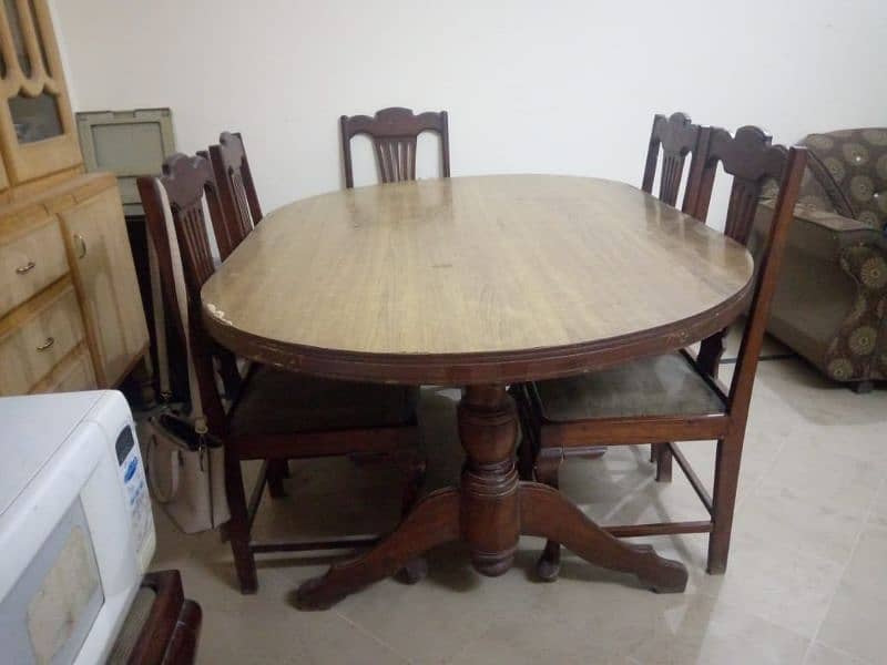 Dinning Table With 6 Chairs Is Up For Sale 1