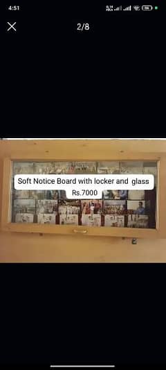 White Board, Soft Board, Notice Board with glass, School Boards 0