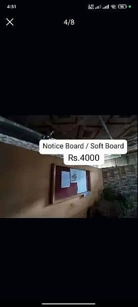 White Board, Soft Board, Notice Board with glass, School Boards 3