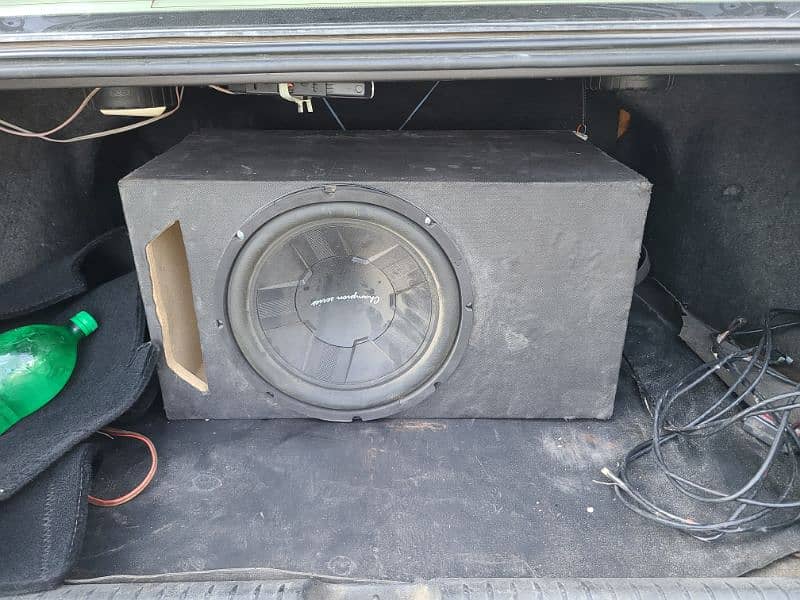 Car Amplifier (4 Channel) and Subwoofer for sale 0