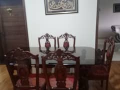 sheesham wood chinyoti dining table