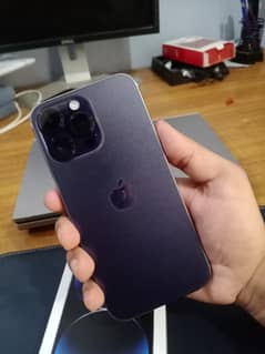 Iphone 14 pro max 256gb non-pta dual sim (physical/e-sim) deep purple 0